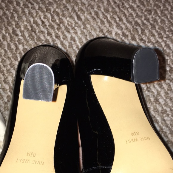 Nine west black patent NWT PUMPS - Picture 6 of 7
